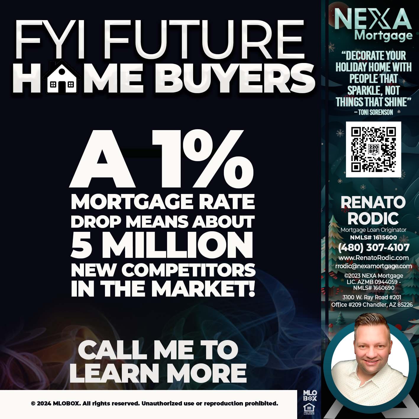 FYI - Renato Rodic -Mortgage Loan Originator