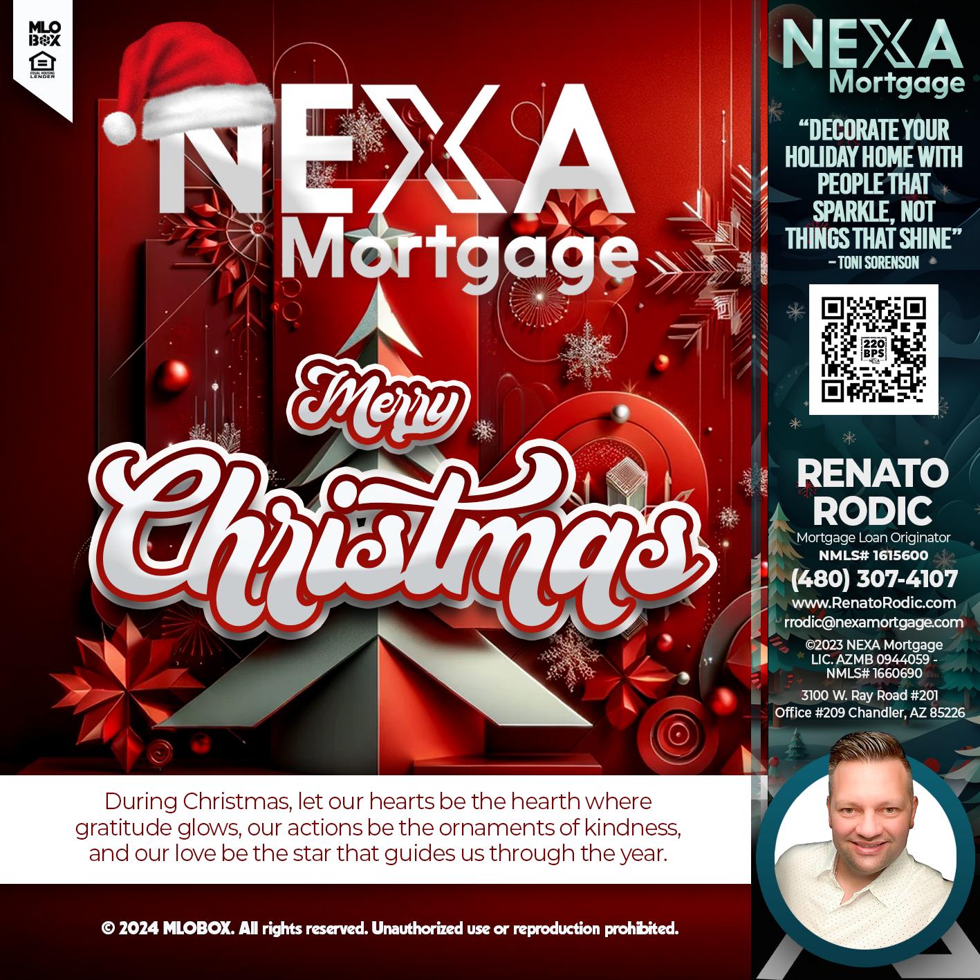 MERRY CHRISTMAS - Renato Rodic -Mortgage Loan Originator