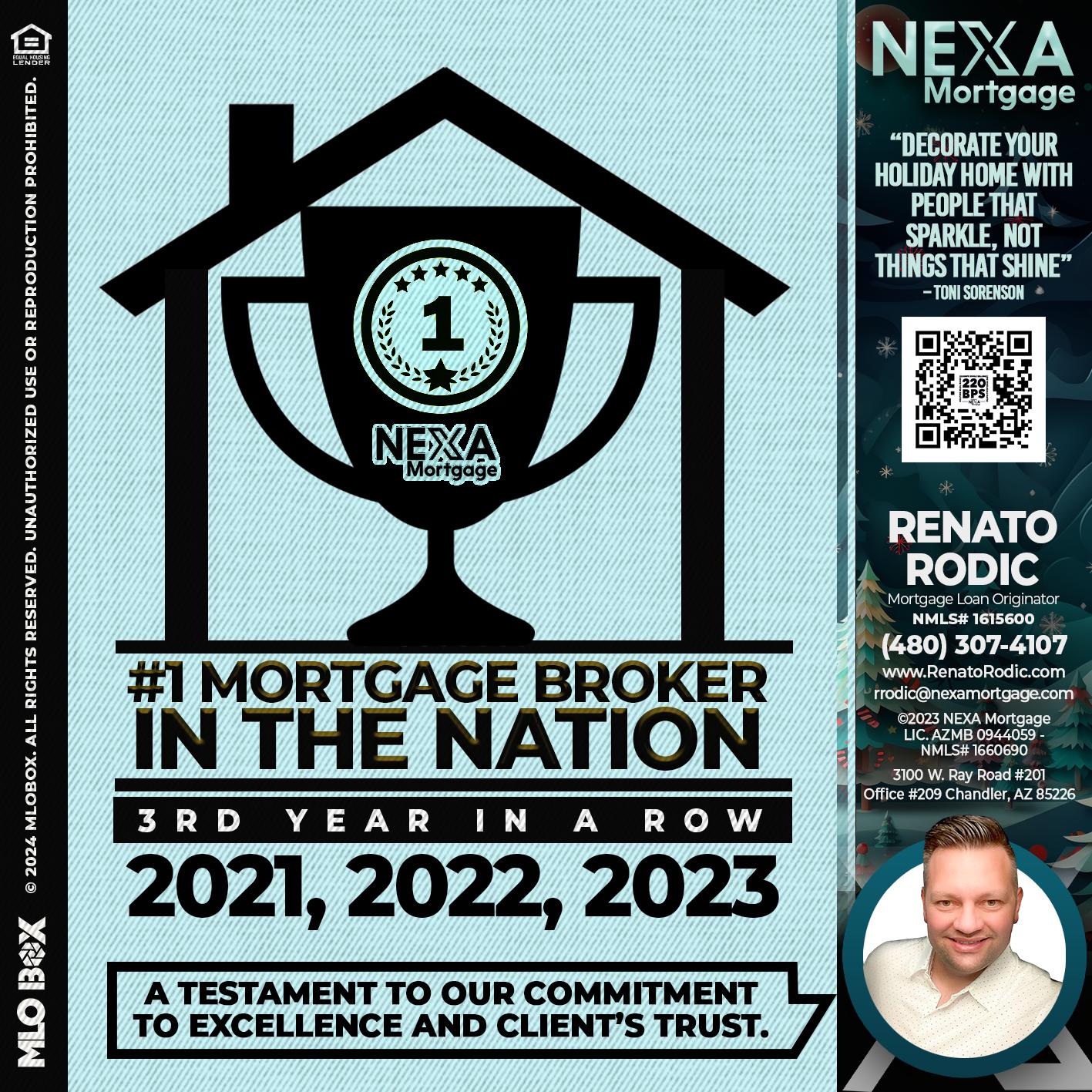 NO 1 3 PEAT YR - Renato Rodic -Mortgage Loan Originator