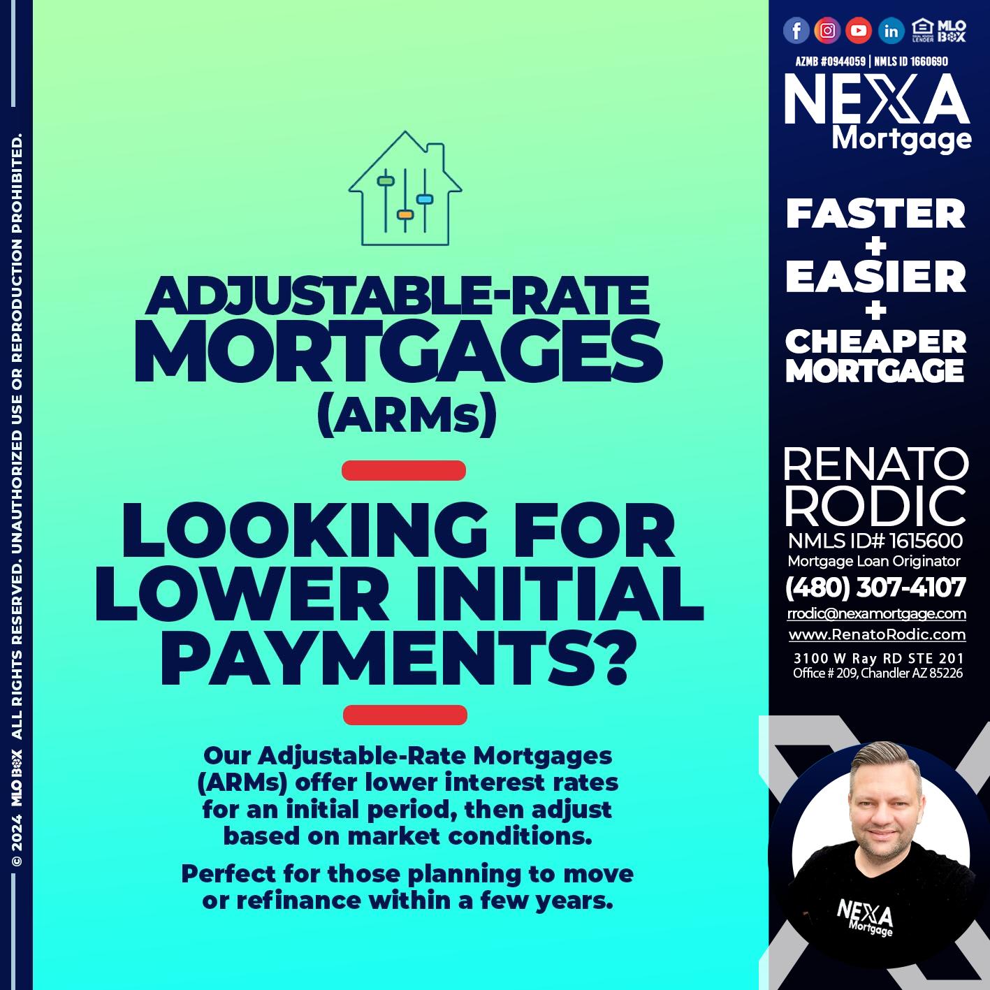 ADJUSTABLE RATES - Renato Rodic -Mortgage Loan Originator