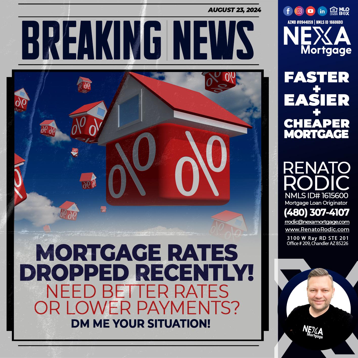 breaking news - Renato Rodic -Mortgage Loan Originator