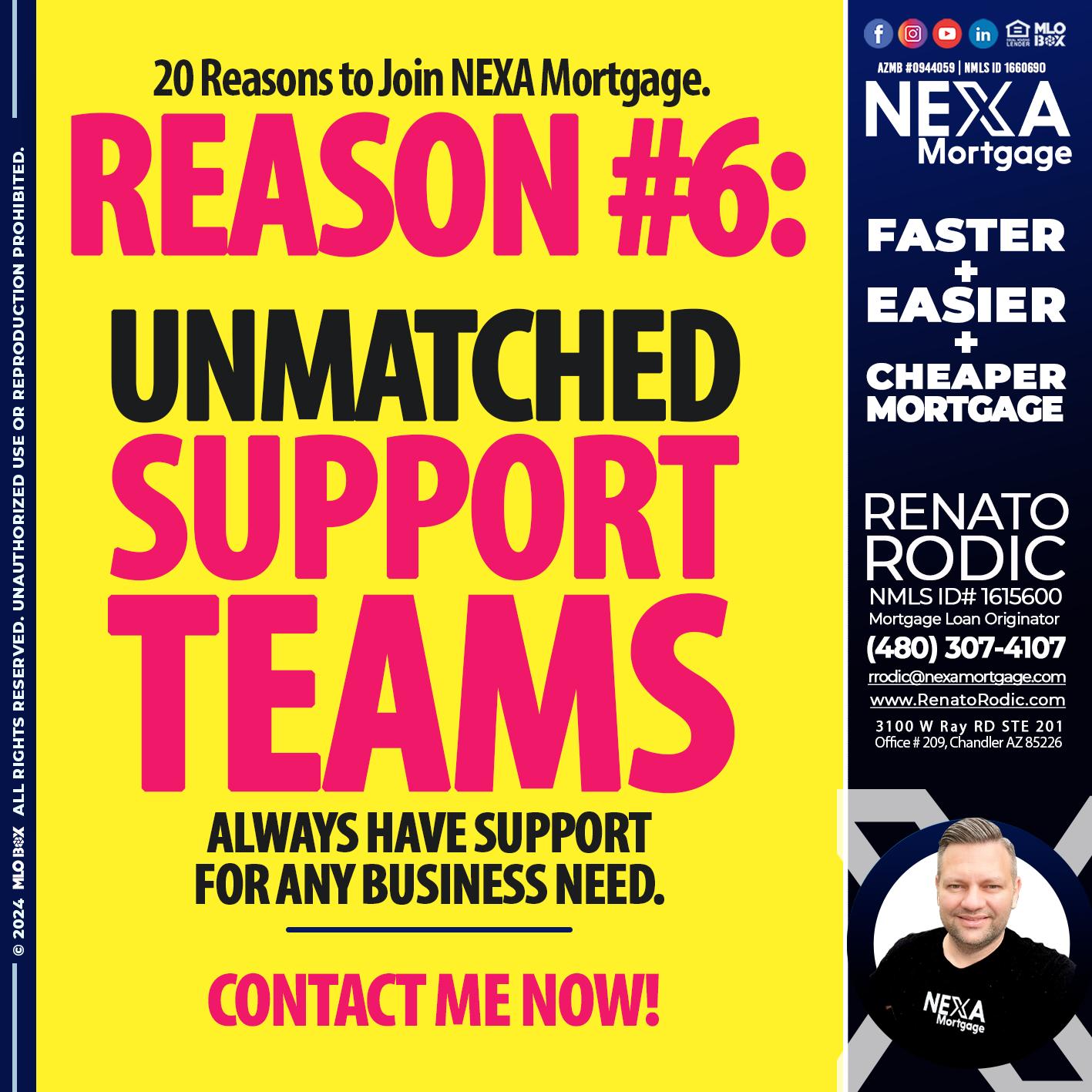 REASON 6 - Renato Rodic -Mortgage Loan Originator