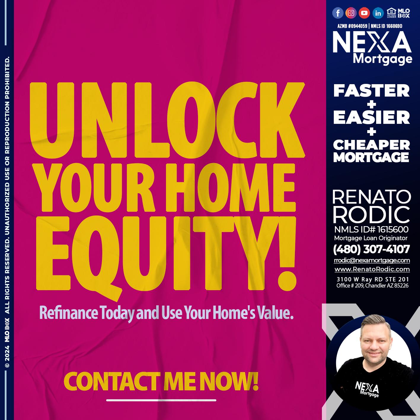 UNLOCK - Renato Rodic -Mortgage Loan Originator