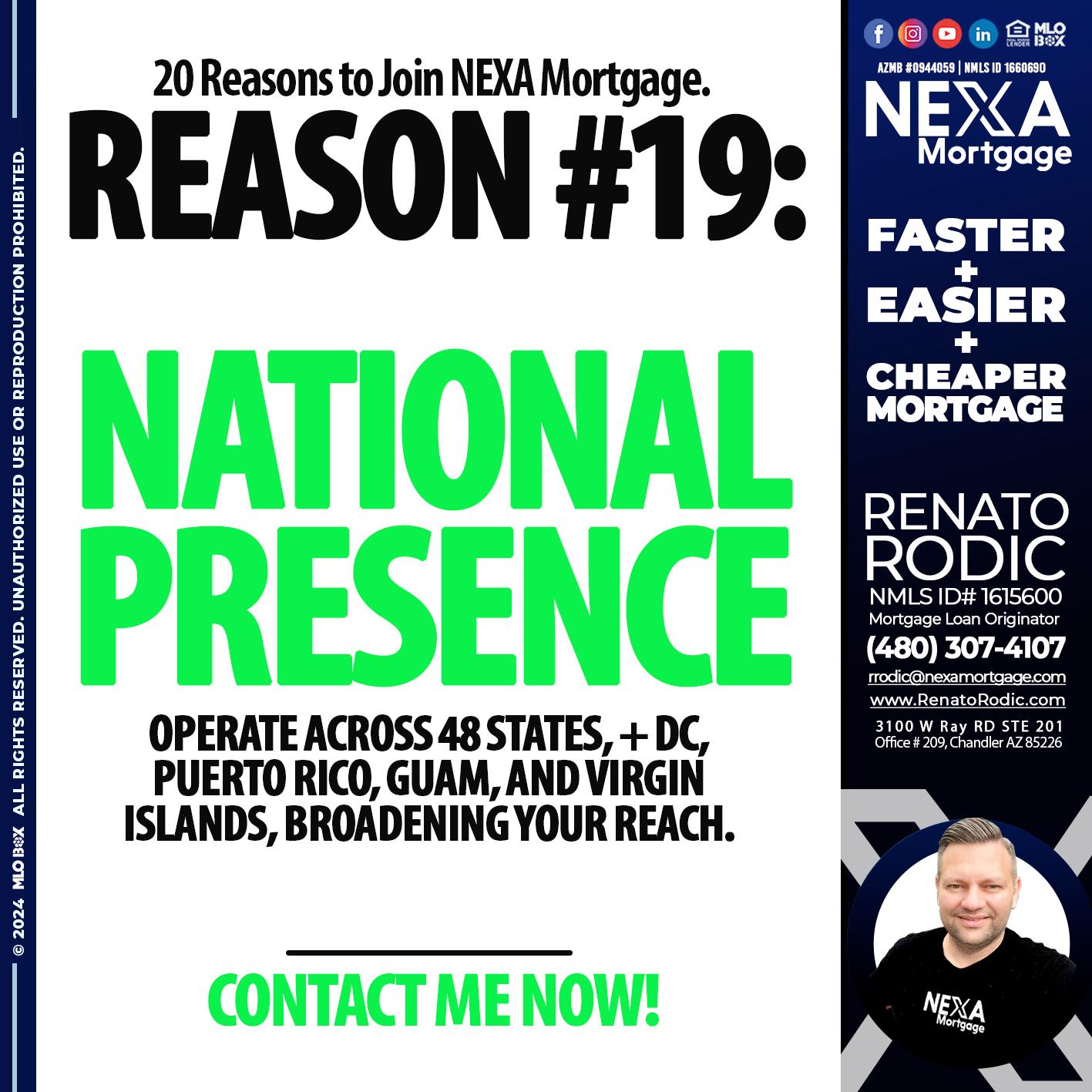 REASON 19 - Renato Rodic -Mortgage Loan Originator